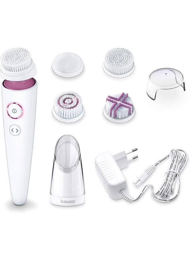 Beurer Beurer FC 95 Facial Brush Deep Pore Cleansing 4 Brush Heads Waterproof with Battery  - Image 2