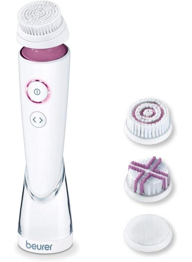 Beurer FC 95 Facial Brush Deep Pore Cleansing 4 Brush Heads Waterproof with Battery - Image 1