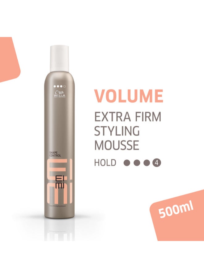 Wella Professionals Eimi Shape Control Volumizing Hair Mousse 500Ml - Image 2