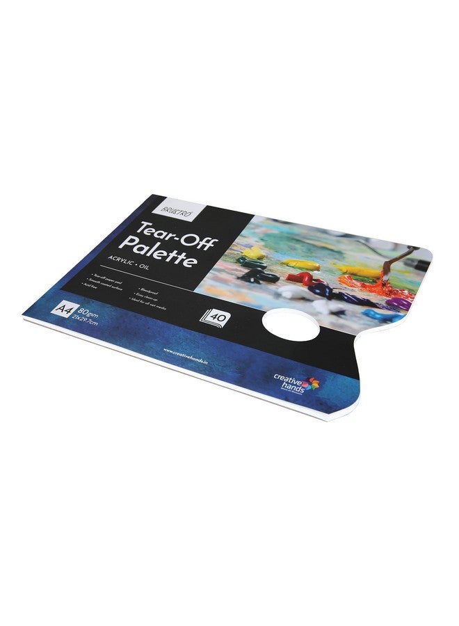 Brustro Tear Off Paper Palette A4 Size (40 Sheets) 80gsm - Image 3