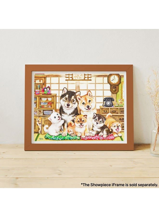 Pintoo Jigsaw Puzzle 1200 Piece for Adults - Kayomi Shiba Family - Easy Storage Snug Interlocking Plastic Puzzles No Glue Required [H2824] - Image 2