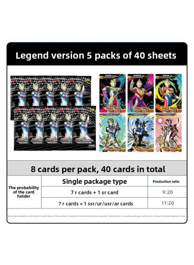 Card Tour Ultraman Card Genuine Card Classic Edition Collection Full Star Flash Card One Dollar Package Cp Card Deluxe Edition