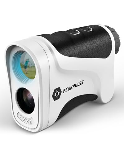 PEAKPULSE Golf Rangefinder 17000 Yards with Pin Seeker 6X Magnification High Clarity LCD Display Slope Mode Waterproof Laser Range Finder for Golfing No Magnets - Image 1