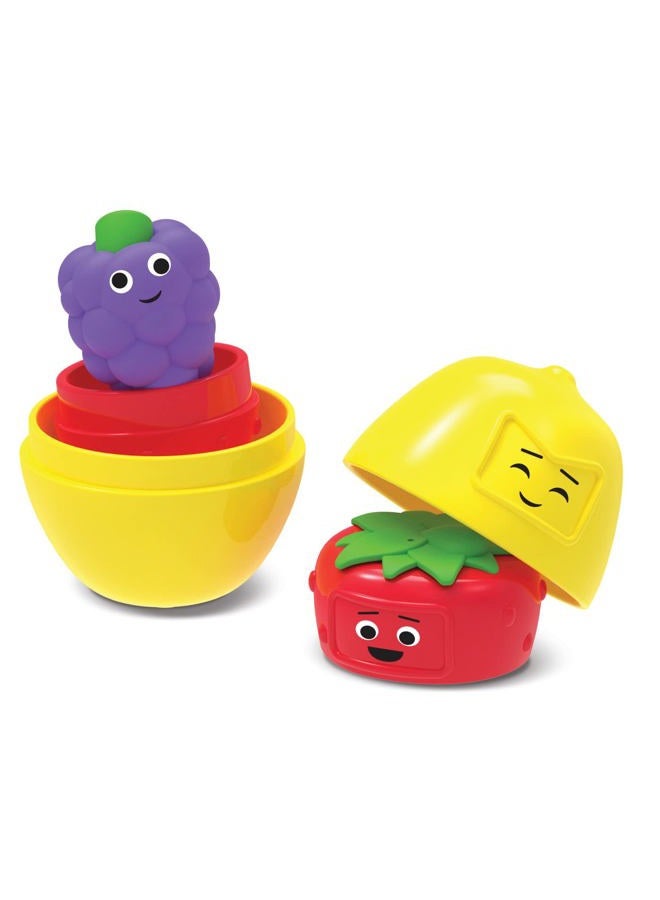 Learning Resources Big Feelings Nesting Fruit Friends, Social Emotional Toys for Toddlers, Sensory Toys for Autistic Children, Speech Therapy Materials, 9 Pieces, Ages 18+ Months - Image 5
