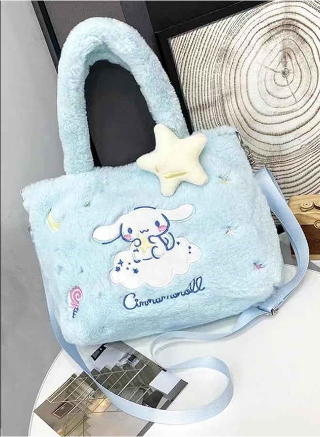 Sanrio plush crossbody bag with adjustable shoulder strap - Image 1