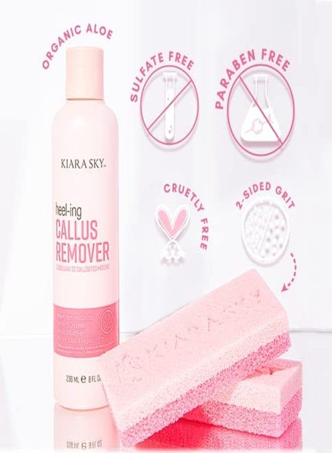 Kiara Sky Heeling Callus Remover Set Salon Grade Home Pedicure Supplies for Rough, Dry, Cracked Skin, Heavy Duty Callus Remover for Feet - Image 4