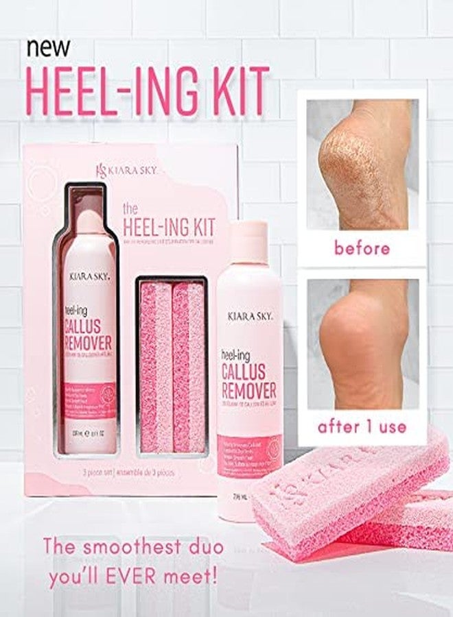 Kiara Sky Heeling Callus Remover Set Salon Grade Home Pedicure Supplies for Rough, Dry, Cracked Skin, Heavy Duty Callus Remover for Feet - Image 5