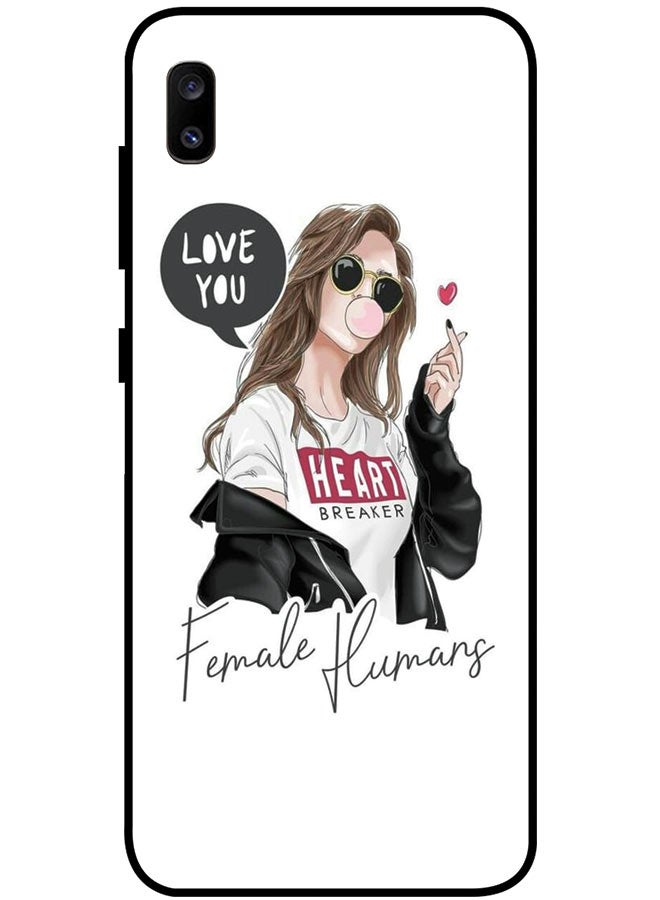 EYE CATCH Protective Case Cover For Samsung Galaxy A20 Smart Series Printed Protective Case Cover for Samsung A20 Love You Female Humans - Image 1