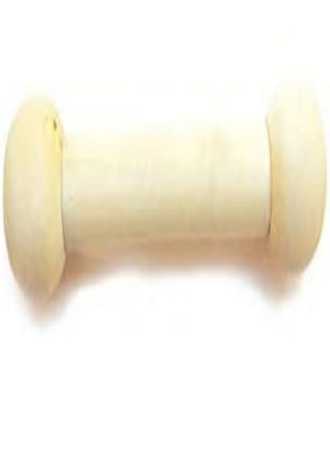 GO7 Natural.Toys Toddler Neem Wood Teether Dumbbell Sticks For Babies - Ayurvedic Wooden Teething Toy | Eco-Friendly, Non-Toxic Baby Gum Soother | Neem Wood Dumbbell Shape Rattle & Nibbler | Natural Teething Relief for Babies 4+ Months (4, mediaum) - Image 2