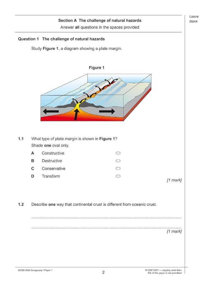 GCSE Geography AQA Practice Papers - for the Grade 9-1 Course  - Image 4