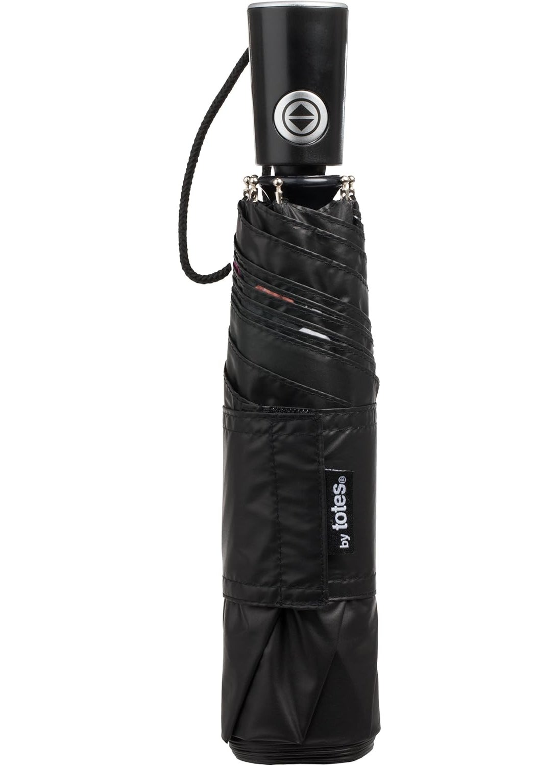 Totes - totes Canopy Print Auto Open Close Umbrella Raindrops - Image 1