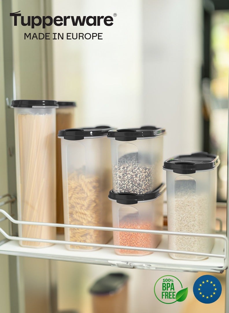 توبروير علبة بلاستيك تخزين 1.7 لتر بالغطاء من تابروير-اسود - Image 5