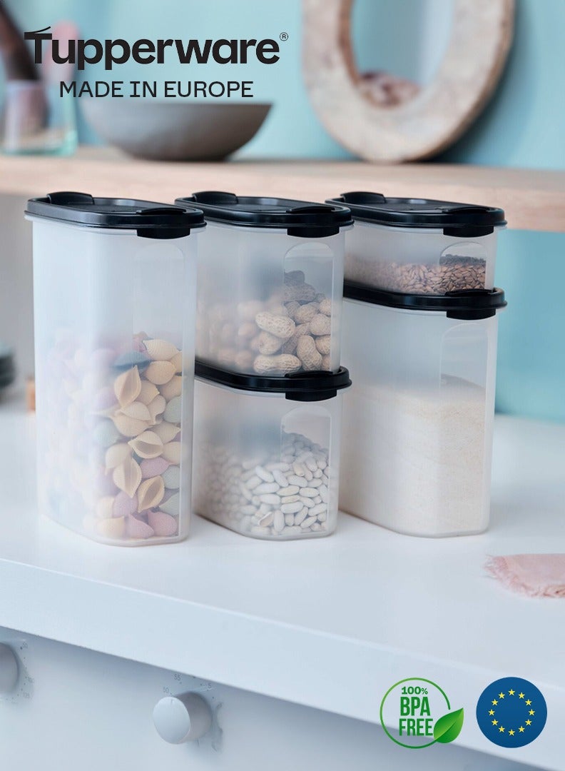 توبروير علبة بلاستيك تخزين 1.7 لتر بالغطاء من تابروير-اسود - Image 4