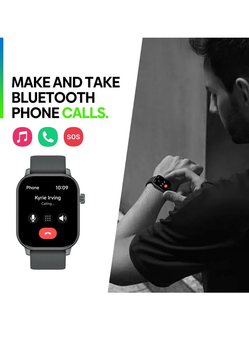 Zeblaze 2.01" Smart Watch for Men & Women – Make Calls, Heart Rate/SpO2/Stress Monitor – IP68 Waterproof – Interchangeable Straps&GPS – 7-Day Battery  - Image 5
