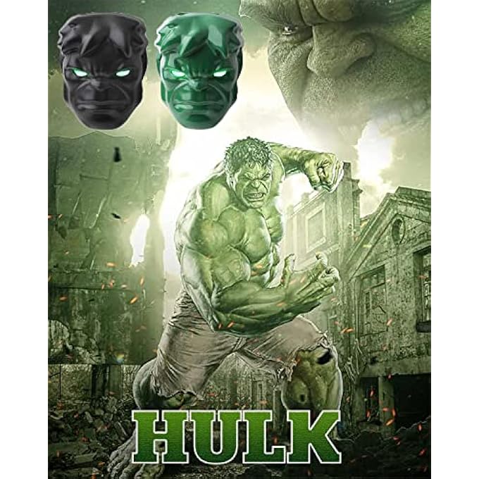 SYOSI Hulk The Avenger Marvel Push To Start Button Cover Car OneButton Start Button Protective Cover Interior Modification Ignition Device Switch Metal Decorative Stickers Green - Image 2