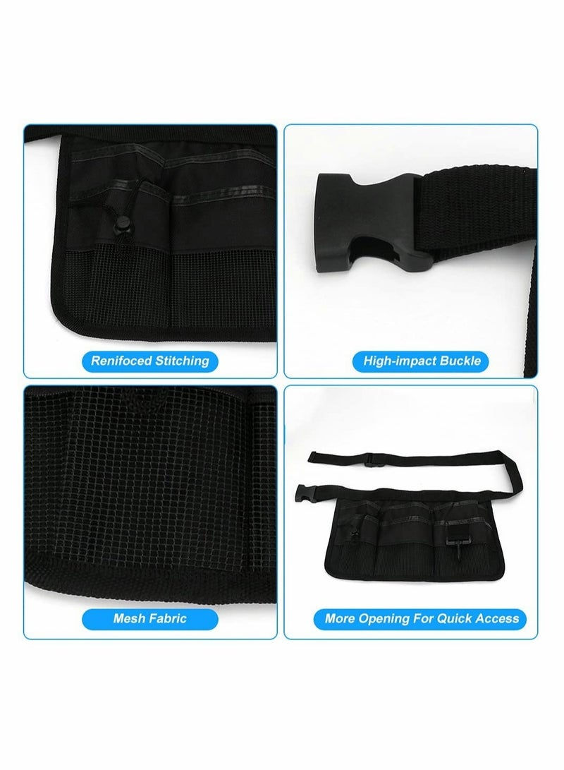 Adjustable Garden Tool Waist Bag with Canvas Belt - Gardening Belt with Multiple Pockets - Image 4