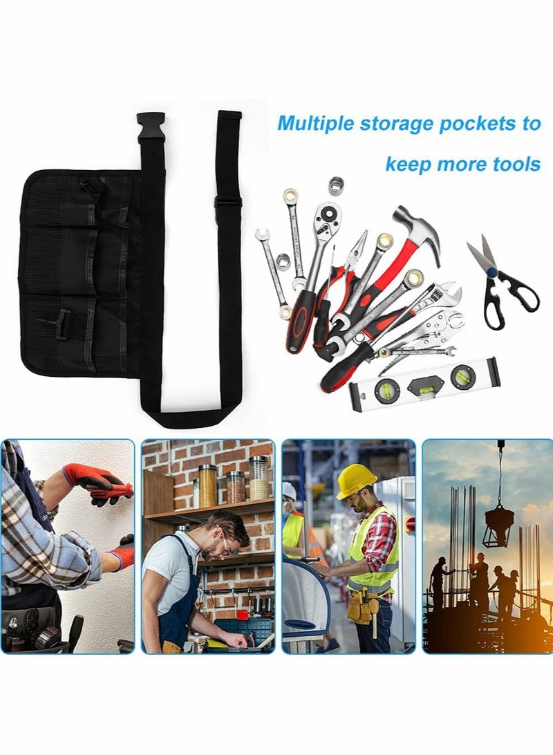 Adjustable Garden Tool Waist Bag with Canvas Belt - Gardening Belt with Multiple Pockets - Image 5