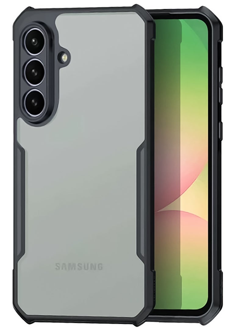 إكسوند جراب Samsung Galaxy A56، غطاء خلفي لحماية عدسة الكاميرا، جراب هاتف محمول ممتص للصدمات من TPU+PC، مقاوم للاصفرار، حافظة واقية نحيفة ملائمة - Image 1