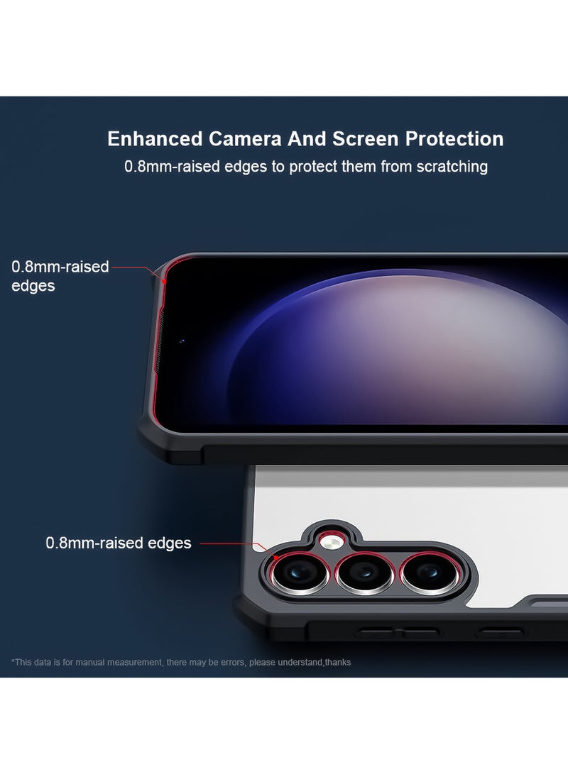 إكسوند جراب Samsung Galaxy A56، غطاء خلفي لحماية عدسة الكاميرا، جراب هاتف محمول ممتص للصدمات من TPU+PC، مقاوم للاصفرار، حافظة واقية نحيفة ملائمة - Image 3