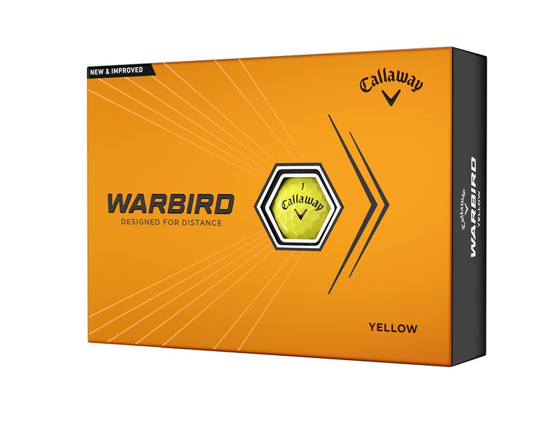 Callaway Warbird Golf Balls 2023 Version Yellow