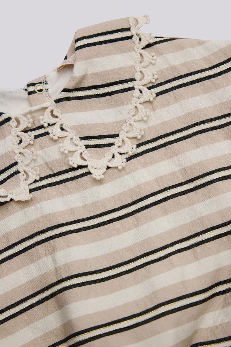 GB Baby Bg Store Baby Girl Striped Blouse - Image 3