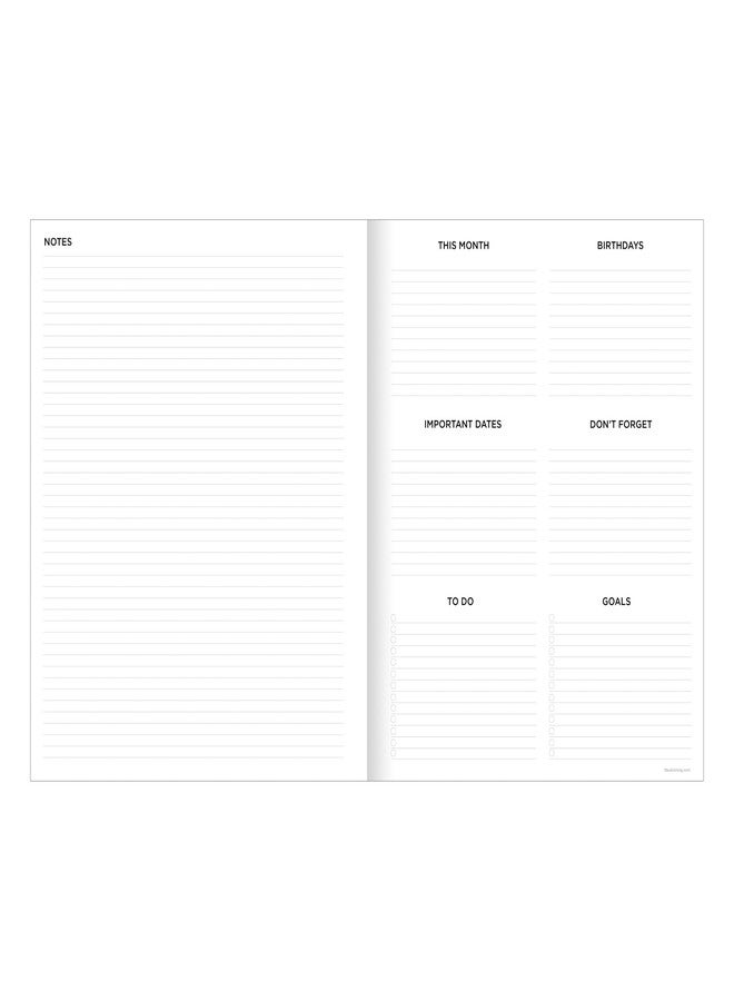 TF Publishing 2026 Color Swatch Large Monthly Planner - 2 Page Spreads with Extra Large Calendar Grids and Planning Prompts - 2026 Calendar Monthly Planner for School and Work - 9in x 11in - Image 3