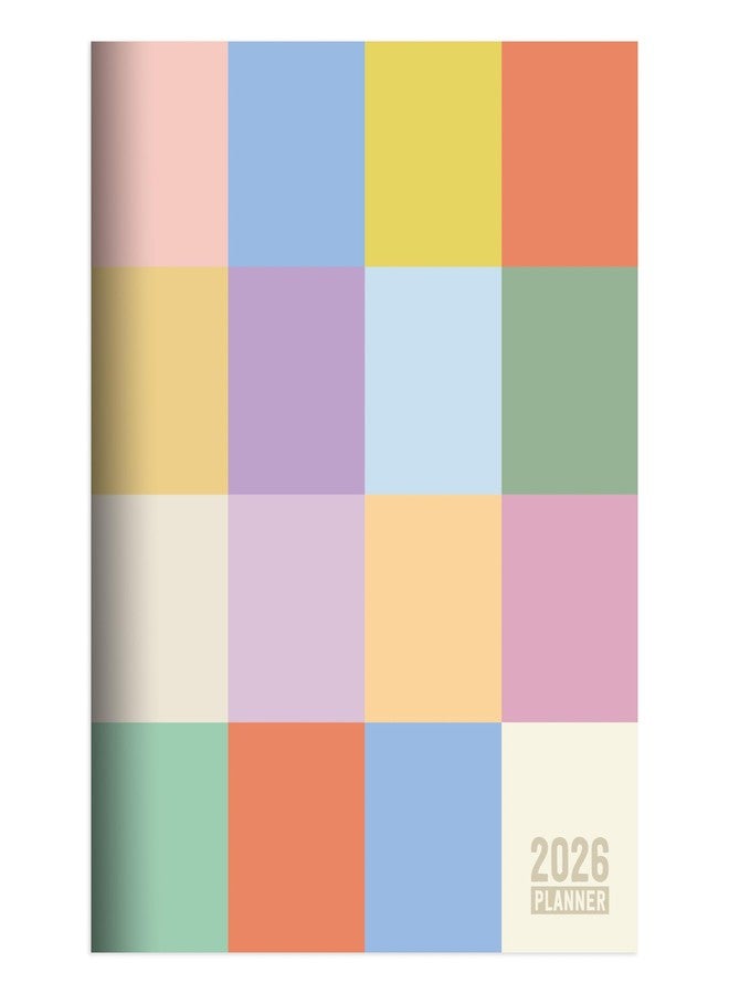 TF Publishing 2026 Color Swatch Large Monthly Planner - 2 Page Spreads with Extra Large Calendar Grids and Planning Prompts - 2026 Calendar Monthly Planner for School and Work - 9in x 11in - Image 1