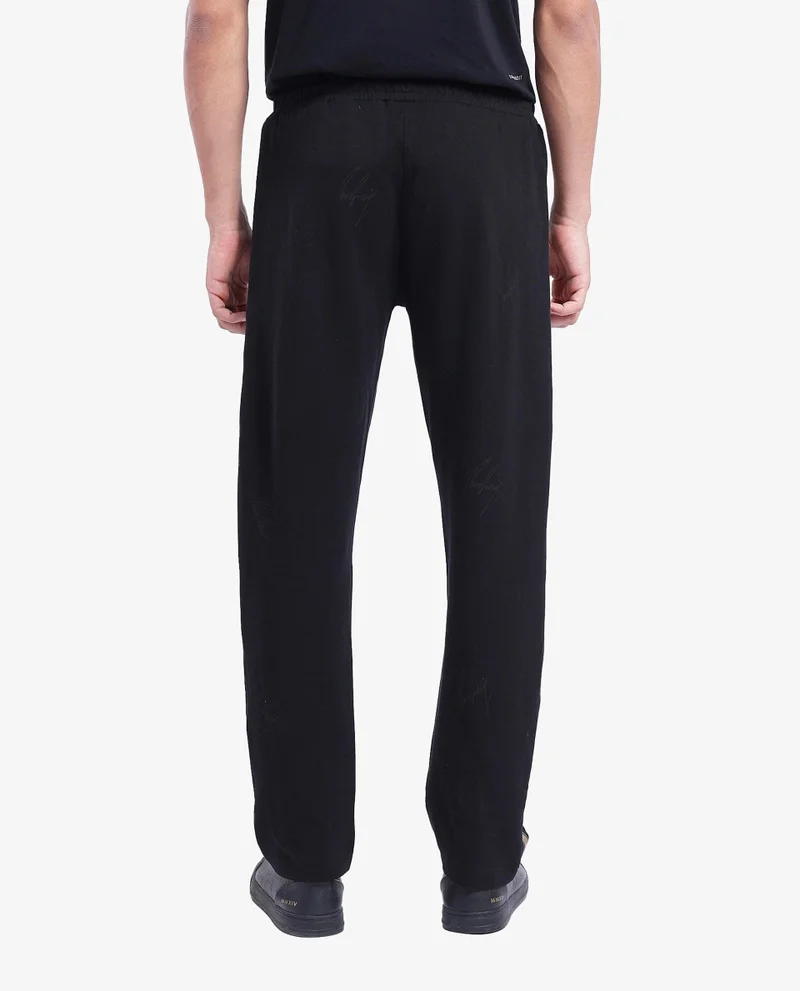 Rare Rabbit Men's Drawstring Closure Side Stripe Trouser