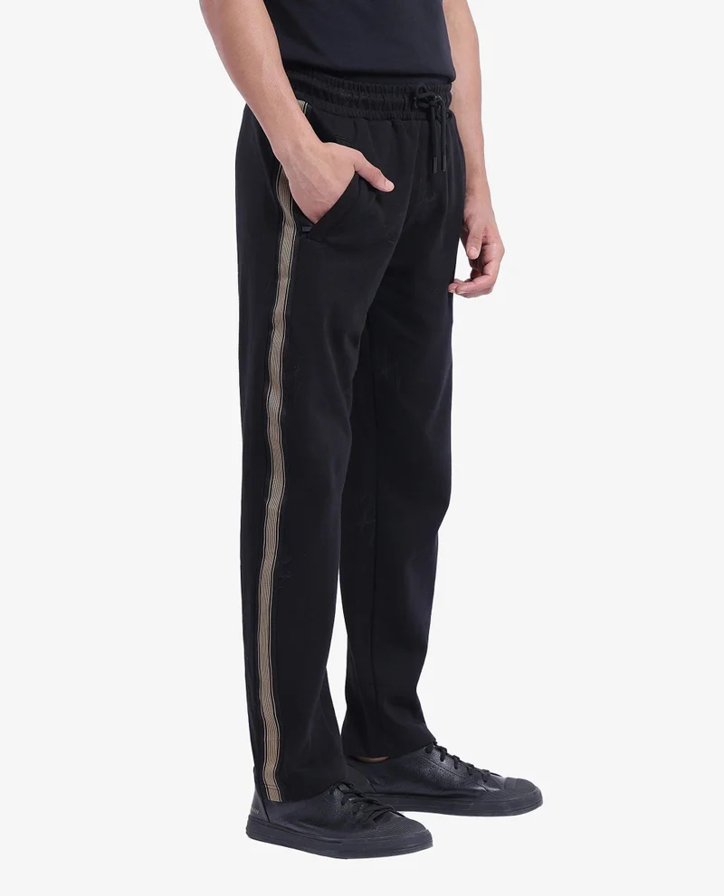 Rare Rabbit Men's Drawstring Closure Side Stripe Trouser