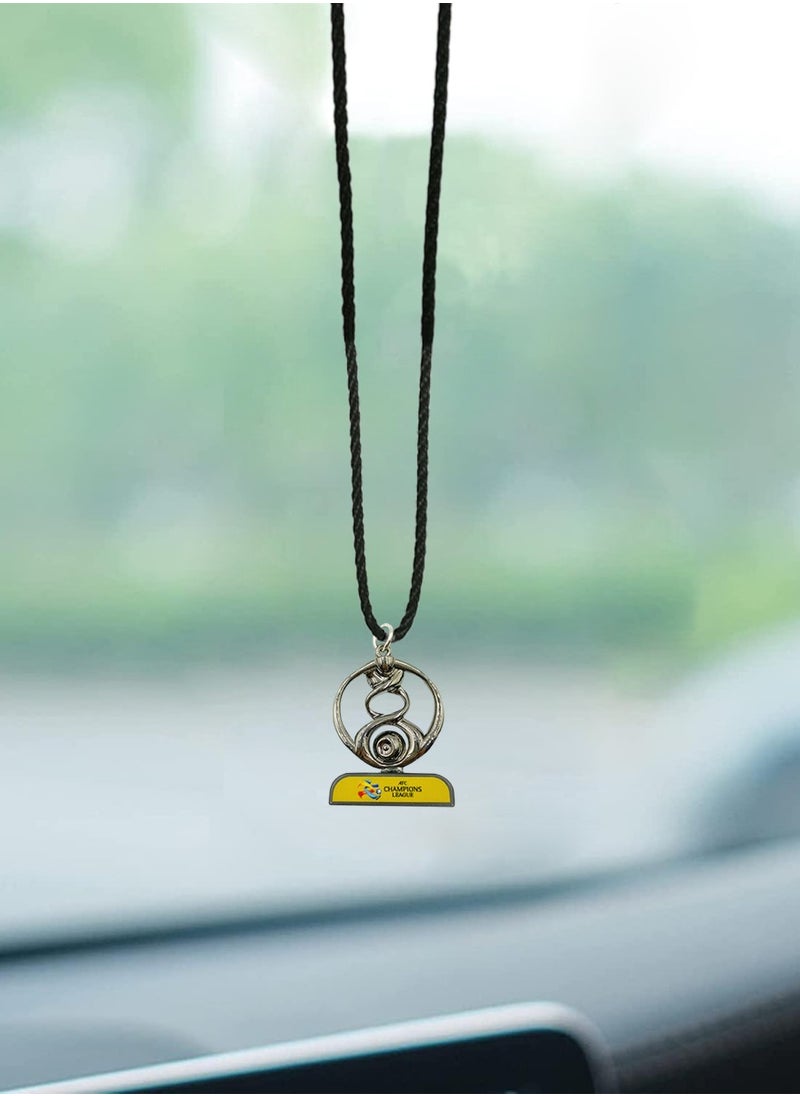 NMC - AFC Champions League Logo Pendant For Car Home Decoration Metal Car Pendant Mirror Hanging Chain 1 Pcs - Image 1