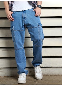 HIGH STAR Men’s Straight Fit Indigo Jeans – Stylish and Versatile  - Image 5