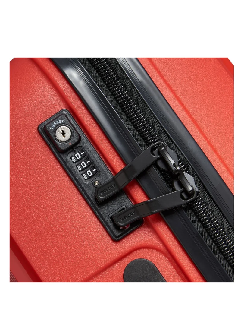 ديلسي _باريس Belmont+ 71cm Hardcase 4 Double Wheel Non-Expandable Check In Luggage Trolley Faded Red
