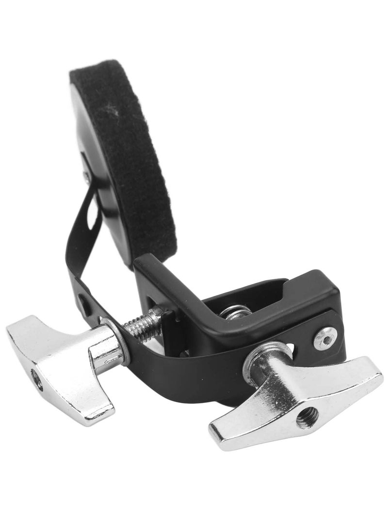Drum Damper Clamp Drum Damper Mute Silencer Felt Drum Damper WC308 Felt Muffler Kit Percussion accessories Metal Knobs Adjustable Stable Low Noise Shockproof Tone Control System