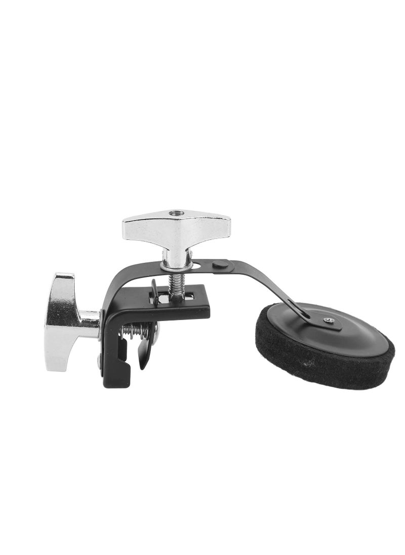 Drum Damper Clamp Drum Damper Mute Silencer Felt Drum Damper WC308 Felt Muffler Kit Percussion accessories Metal Knobs Adjustable Stable Low Noise Shockproof Tone Control System