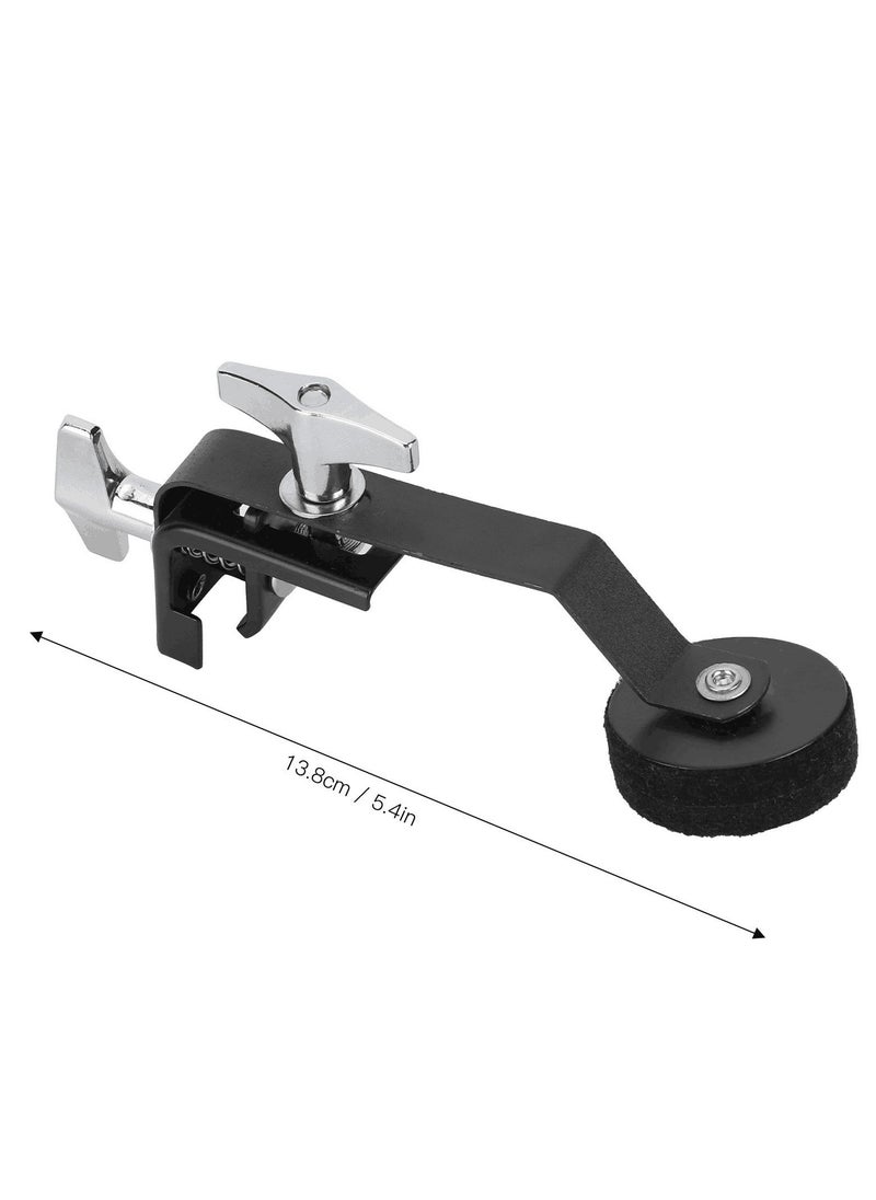Drum Damper Clamp Drum Damper Mute Silencer Felt Drum Damper WC308 Felt Muffler Kit Percussion accessories Metal Knobs Adjustable Stable Low Noise Shockproof Tone Control System