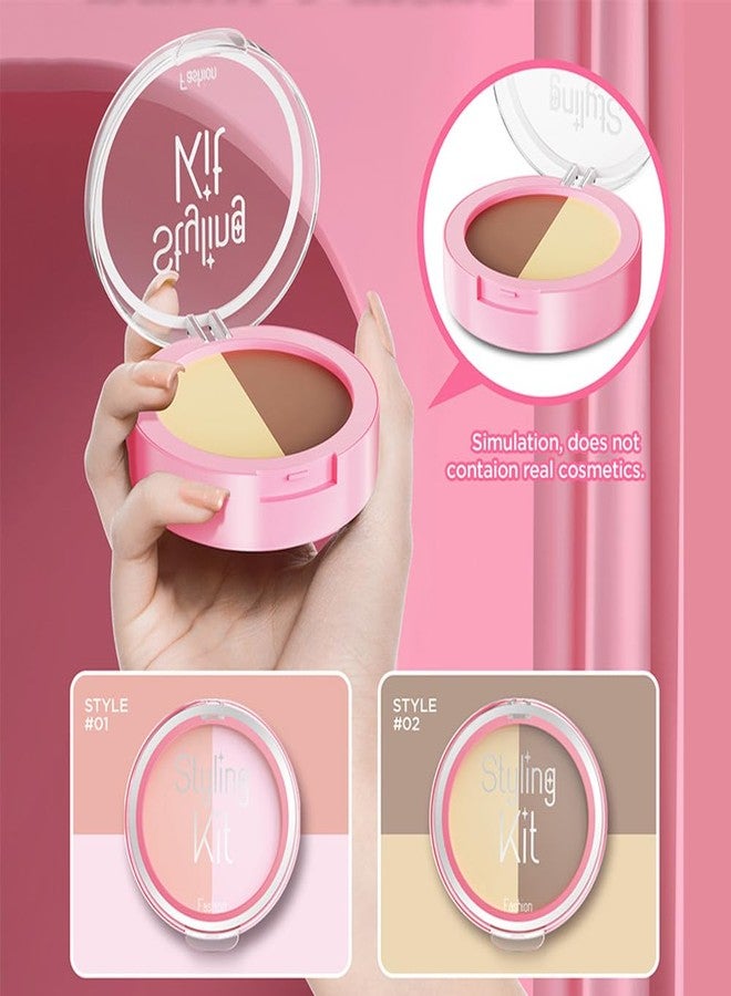 WenToyce Pretend Makeup Kit for Girls, 11 Pcs Kids Cosmetic Pretend Play Beauty Make Up Set, Not Real Eye Shadow Blush Palette Lipstick wit Hand Bag, Pink - Image 4