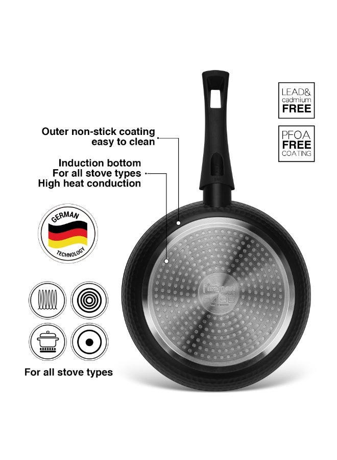 Fissman مقلاة مفضلة 24 سم مع طلاء غير لاصق من الألمنيوم - Image 2