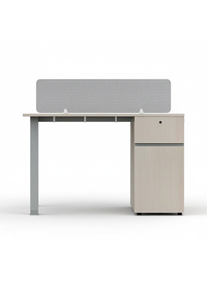 Neo Front Two Seater Office Workstation Face to Face Office Desk office table with Side Drawer 1.2m - Image 2