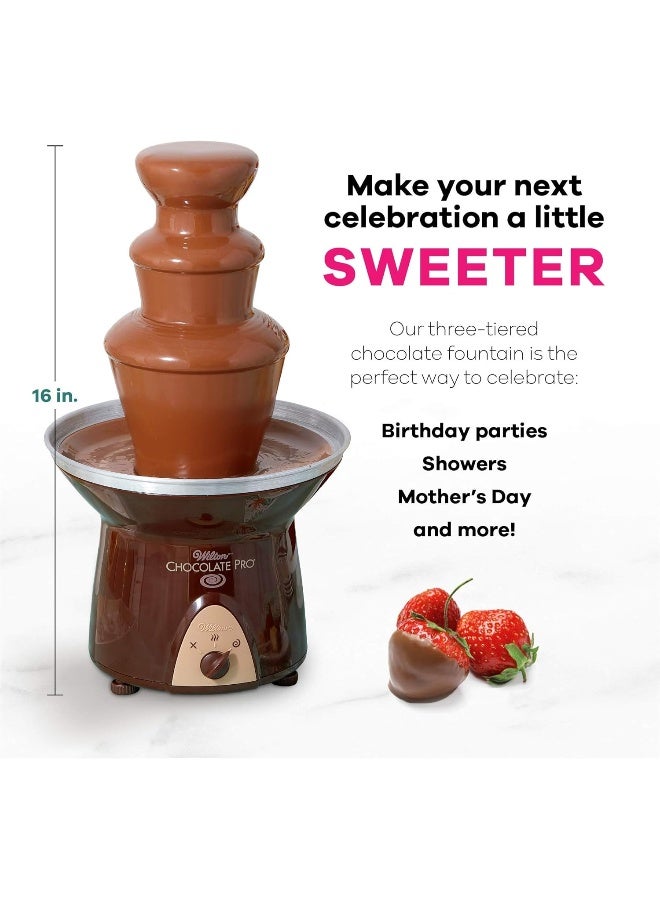 Wilton Wilton Chocolate Pro Chocolate Fountain - Chocolate Fondue Fountain, 4 lb. Capacity - Image 3