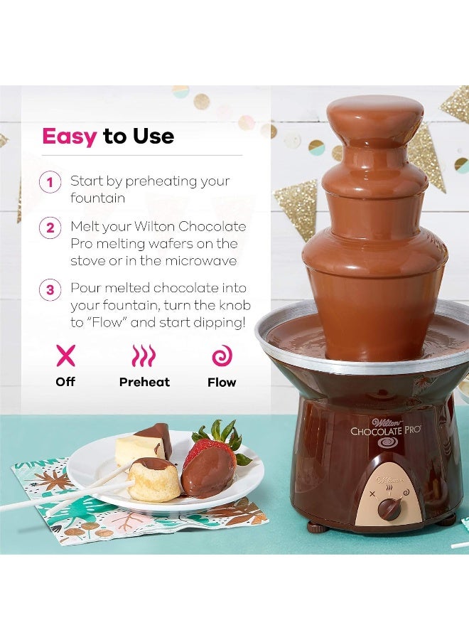 Wilton Wilton Chocolate Pro Chocolate Fountain - Chocolate Fondue Fountain, 4 lb. Capacity - Image 4