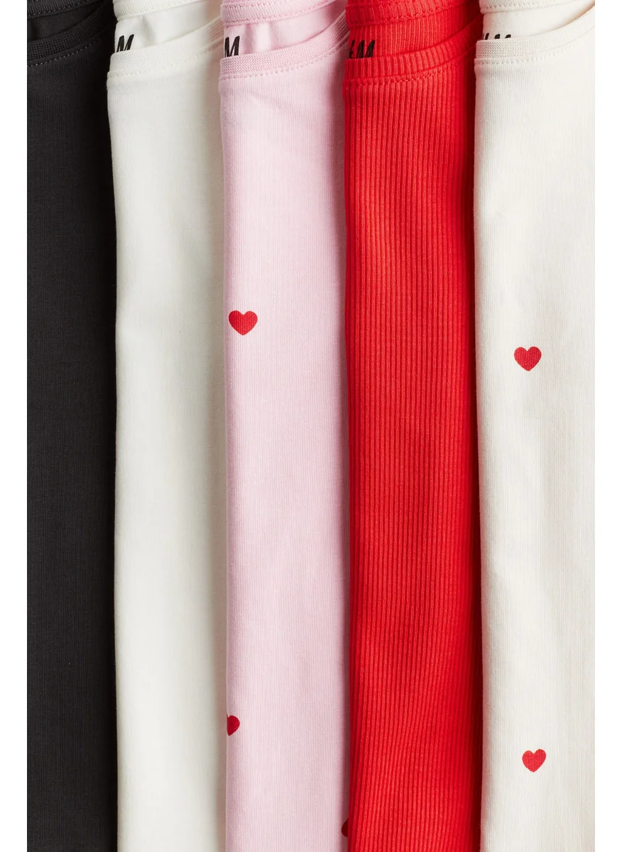 H&M 5-Pack Jersey Tops