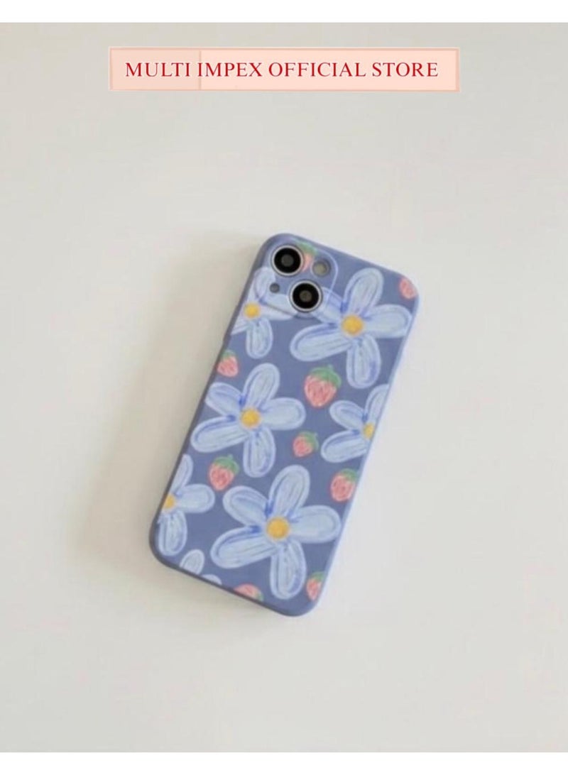 The "Elite Minimalist" iPhone 15 Pro Flower Patterned Slim Case