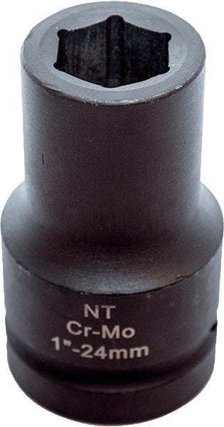 NTZLU1038 38 mm 1’’ Crmo Long Metric Impact Socket