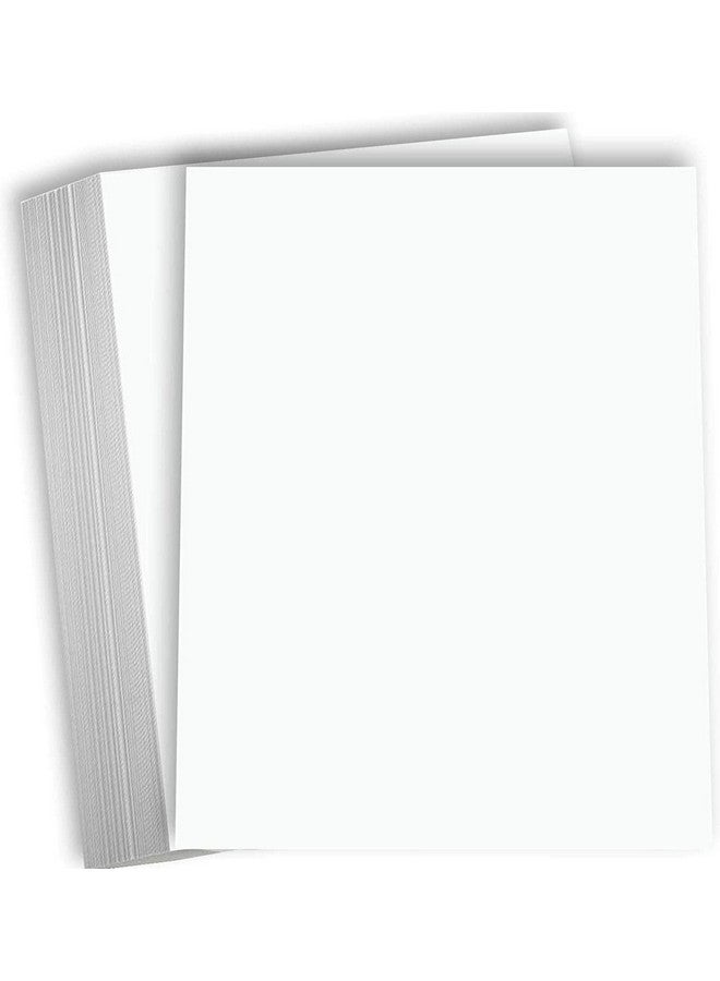 Hamilco ورق كاردستوك سميك أبيض 8 1 2 × 11 بوصة فارغ وزن ثقيل 80 رطل لبطاقات الكتيب والجوائز والطباعة المكتبية 50 حزمة - Image 1