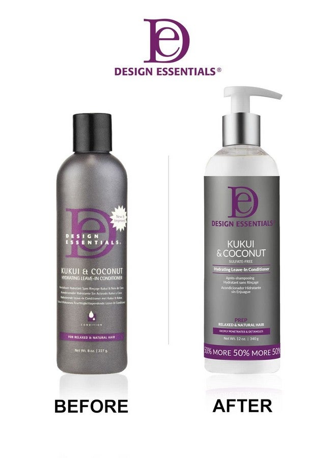 Design Essentials Kukui And Coconut Hydrating Leavein Conditioner Sulfate Free 340 G / 12 Oz - Image 5