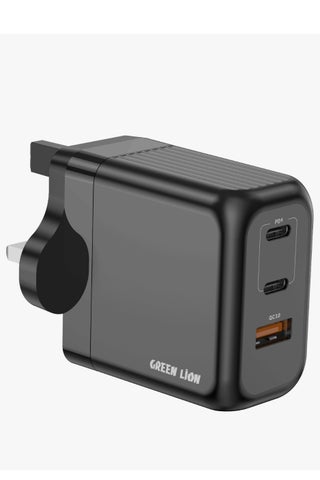 GaN Wall Charger PD+QC 65W - Black
