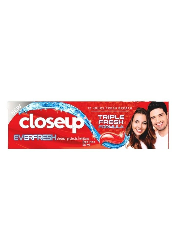 Closeup 3 Pieces Of Red Hot Gel Toothpaste3*25ml - Image 2