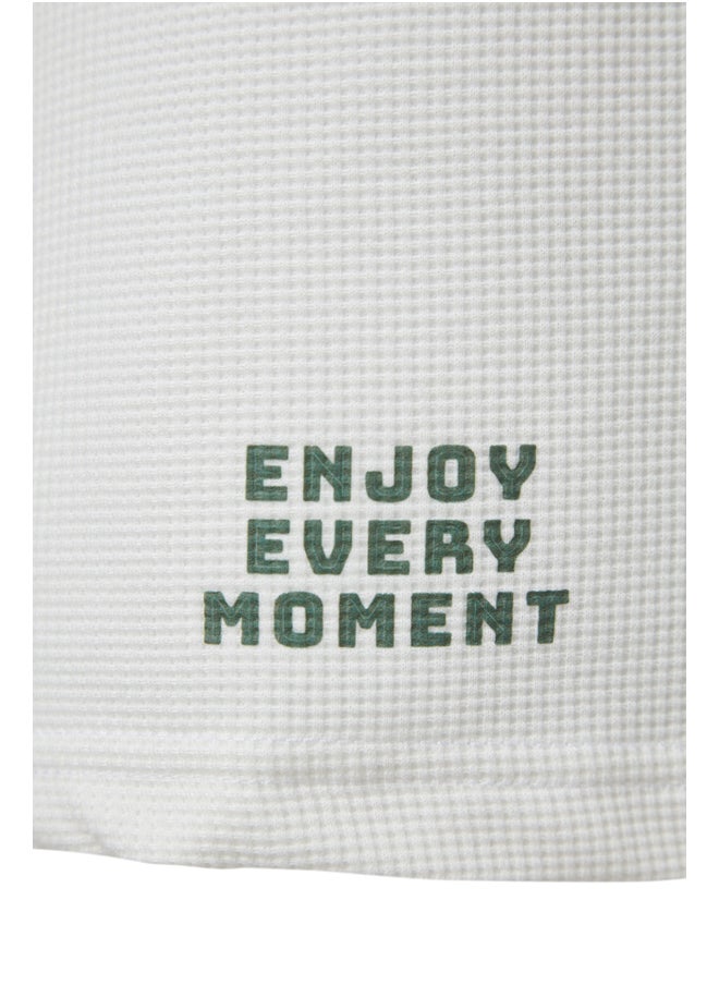trendyol - Unisex Ecru Regular Fit Knitted Pajamas Set - Image 1