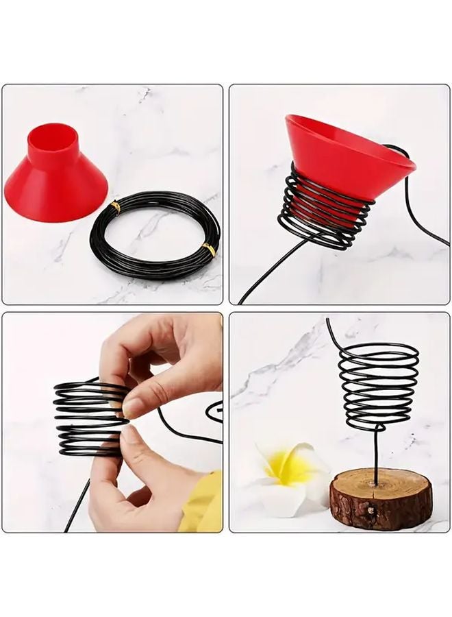 1 5 مم × 10 م سلك ألومنيوم مرن لأعمال بونساي والنمذجة والتشكيل - Image 4