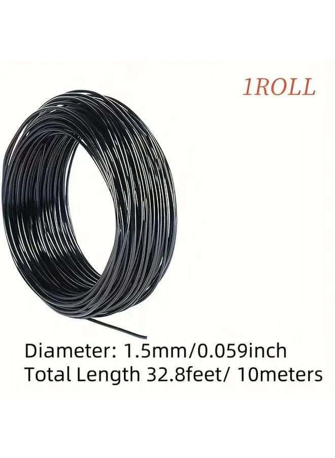 1 5 مم × 10 م سلك ألومنيوم مرن لأعمال بونساي والنمذجة والتشكيل - Image 2